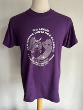 ELK GROVE DISTANCE CLASSIC 1989 Official Vintage 80s Screen Stars T-Shirt M/L