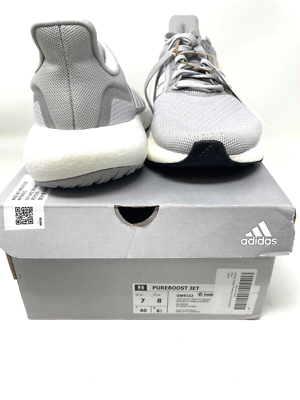 Adidas Pureboost 22 Jet Ultra Mens 7 Gray Running Shoes Sneakers