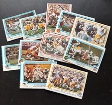 1979 FLEER NFL Team Action Football Trading Cards YOUR CHOICE