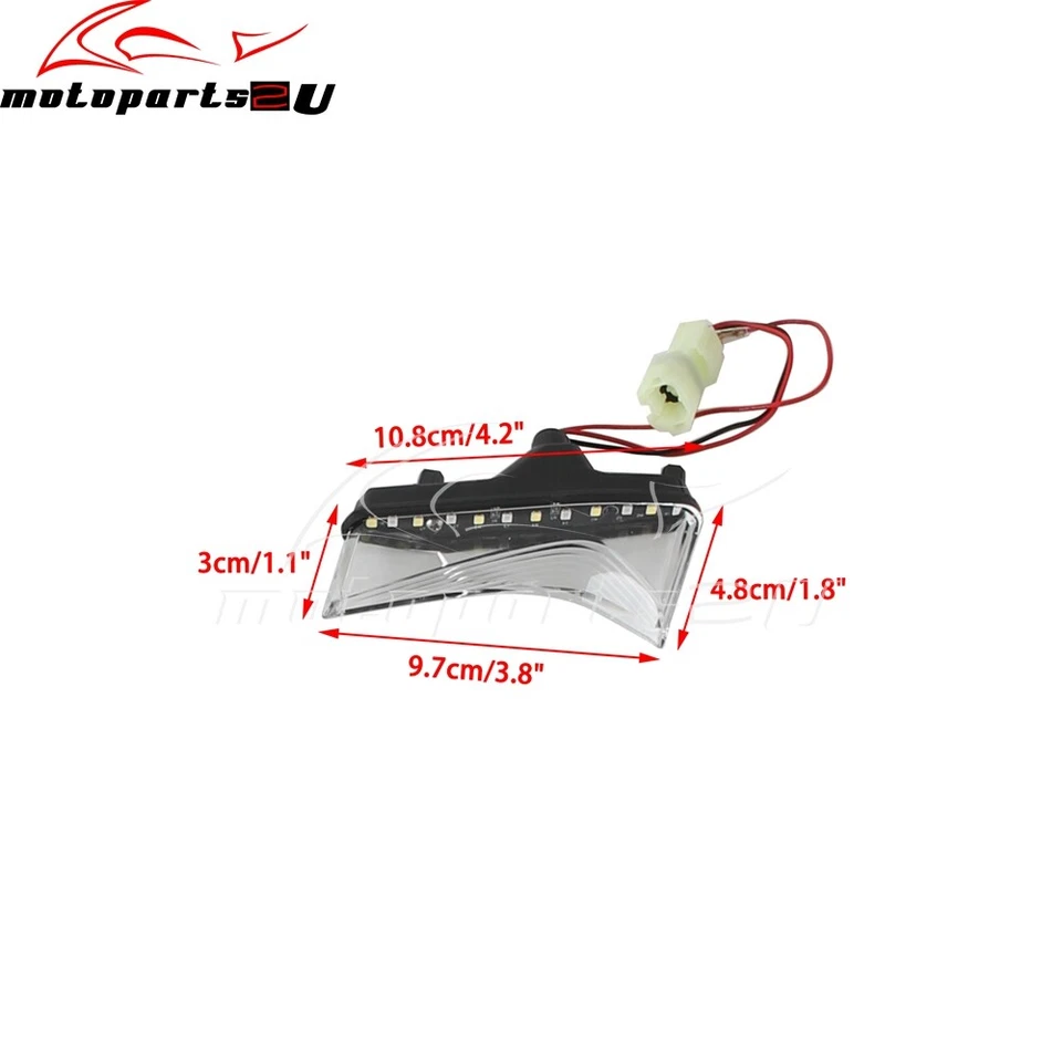 1 par de luces LED delanteras DRL para motocicleta para Kawasaki Z900 2020-24 Foto 2 de 4