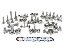 Kit bulloni copri carena schermo acciaio inox testa grande Yamaha TZR50 2005