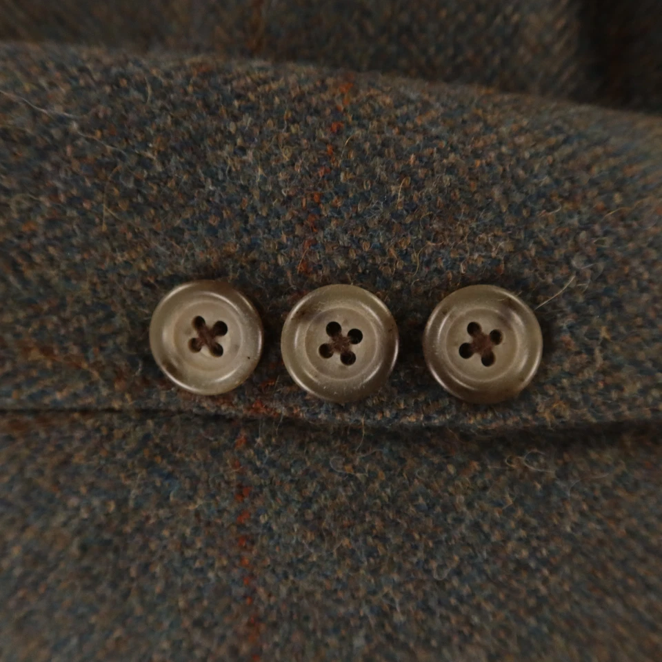 Jaqueta Christian Dior Vintage XL Janela Xadrez Marled 100% Lã Tweed Blazer 48R - Imagem 4 de 4