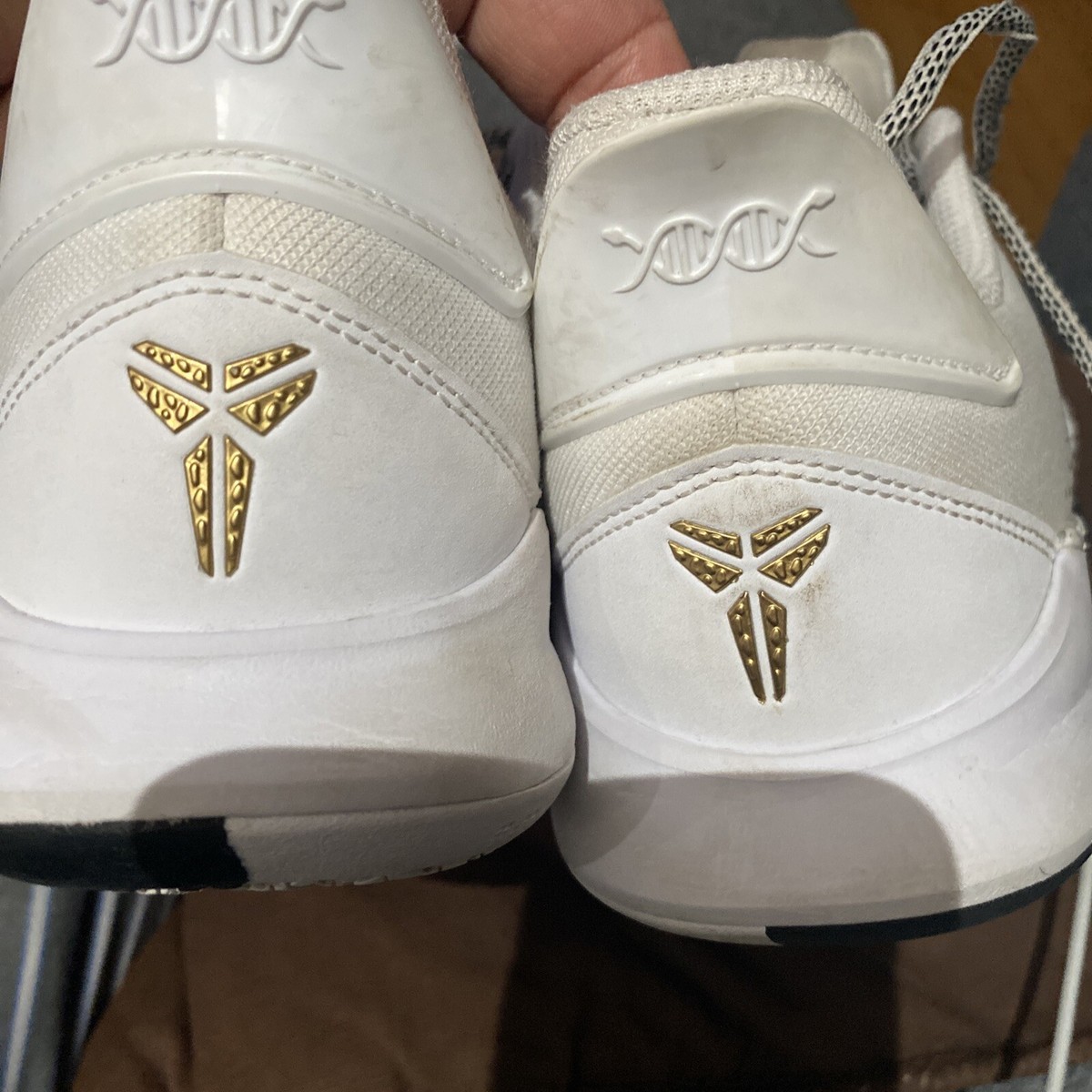 Nike Mamba Fury CZ8770-100 Mens 9 Sneaker White Metallic Gold Basketball Shoes Nike Mamba Fury  main image 4