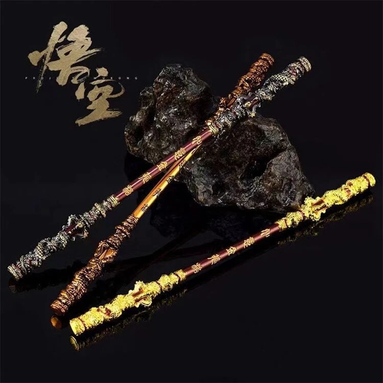 1/6 Qitian Great Saint Wukong Ruyi Golden Hoop Weapon Scene Props Model Toy - Image 2 of 4