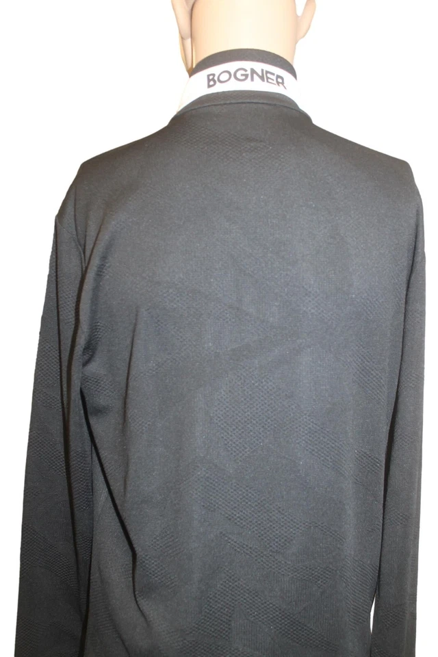 Suéter de esquí deportivo Bogner Joscha para hombre negro blanco talla L Foto 2 de 4
