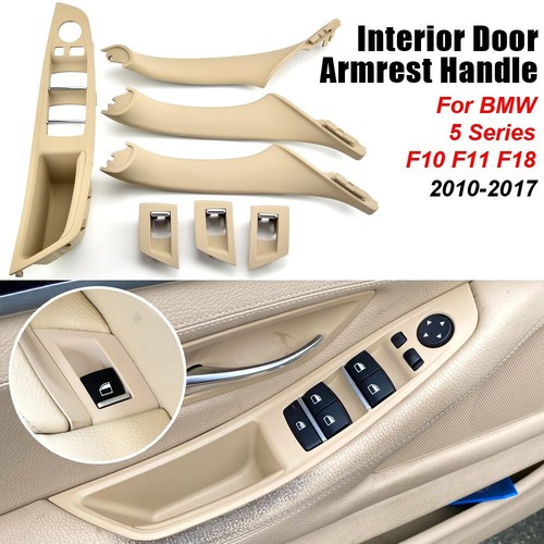 Left LHD Set Interior Door Armrest Handle For BMW 5 Series F10 F11 F18 2010-2017 - Picture 14 of 37