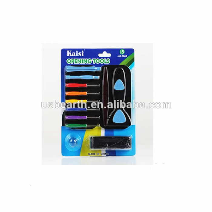 Kit de herramientas de reparación de apertura 16 en 1 juego de destornilladores para iPhone y iPad cortador Sim Foto 4 de 4