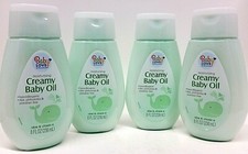  LOT 6  Moisturizing CREAMYBaby Oil Aloe  Vitamin E 8 Oz Each