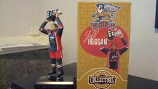 Jeff Hogan AUTOGRAPHED 2014 Grand Rapids Griffins Calder Cup figurine SIGNED
