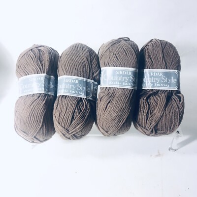 Sirdar Country Style Double Knitting Yarn Shade 482 Lot 418 Deadstock 4 Skeins