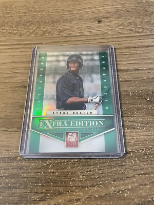 2012 Panini Prizm Elite Extra Edition Green Prizms Byron Buxton #EEE2