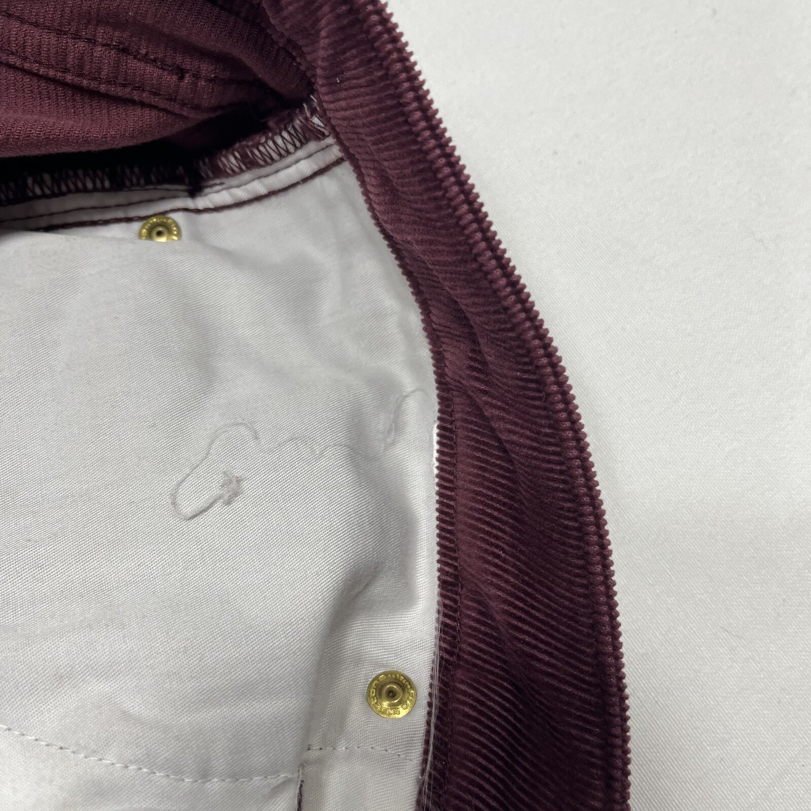 Patagonia Corduroy Pants Womens 30 (33x32) Maroon Burgundy Organic Cotton thumbnail 8