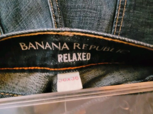 Banana Republic Loose Jeans Men's Size 36" x 36" Medium Wash Relaxed NWT - Picture 10 of 10