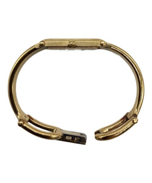 GUCCI 1500 Quartz Women's Watch Gold Dial Analog Swiss Made