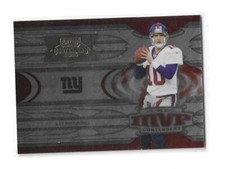 2005 Absolute Eli Manning Canton Absolutes PARALLEL # mvp-8 GIANTS m
