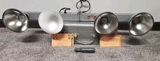 Vintage Camera Photo Lighting Model 4-PH-375 4 Light Bar w/Handle, Case Tested