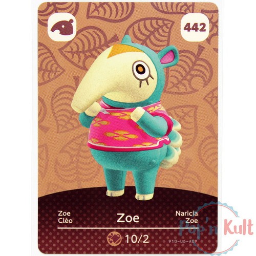 Carte Amiibo Animal Crossing Carlos/Croque, Série 4, Numéro 330, Version EUR, Near Mint