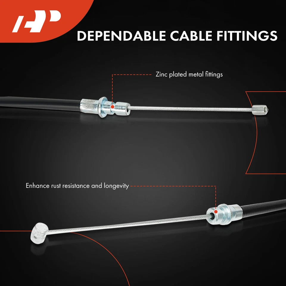 Cable de freno de estacionamiento conductor trasero para Hyundai Sonata 1999 2000 2001 2002 tambor trasero Foto 4 de 4