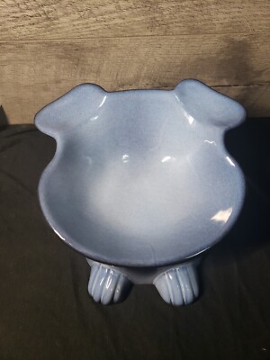 Nihow Elevated Dog Bowl Inch Blue Ceramic Raised DogFood