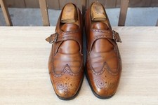 CHAUSSURE JM WESTON A BOUCLE CUIR MARRON 7,5 E 41,5 BON ETAT MEN'S SHOES