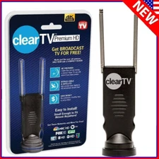 Clear TV Premium Mini 4K Ultra HD TV Antenna As Seen On TV Free Broadcasting NEW