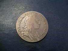 William III 1695 Crown OCTAVO S.3470 Fine grade 