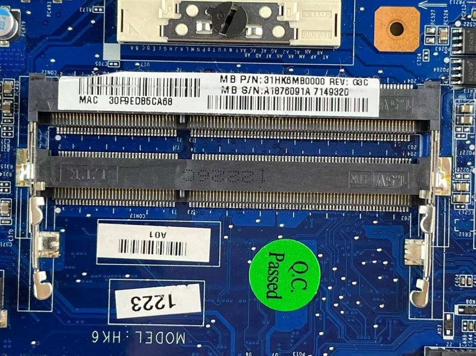 A1876091A For Sony Vaio SVE14 Motherboard MBX-268 Mainboard DA0HK6MB6G0 HM76 UMA - Image 3 of 4