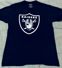 RARE FANATICS OAKLAND LAS VEGAS RAIDERS REAL MEN WEAR BLACK SHIRT M NFL FOOTBALL