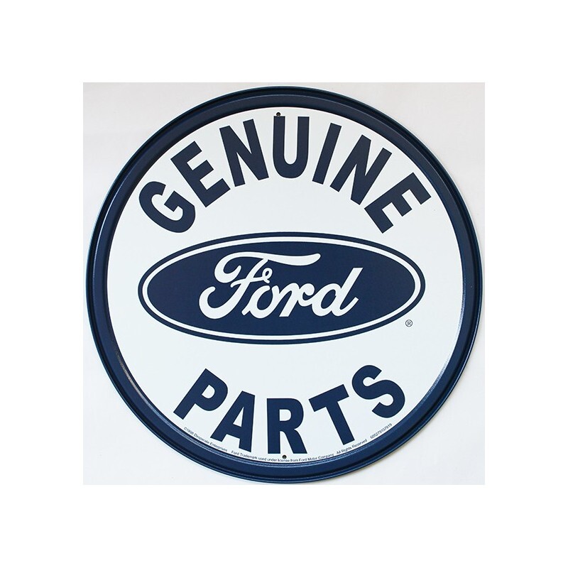Plaque métal Ford de 30 cm pour déco garage vintage
