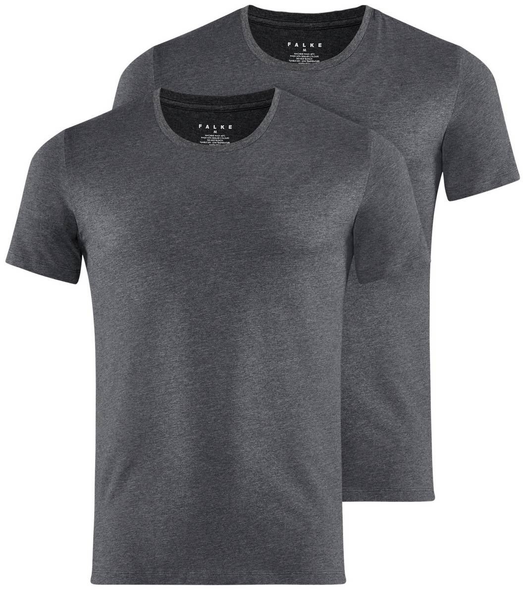 (取寄) ファルケ メンズ デイリー コンフォート クルー ネック マッスル シャツ 2-パック Falke men Falke Daily Comfort Crew Neck Muscle Shirt 2-Pack Grey (Dark Grey/Heather 3278) Falke Mens Daily Comfort Crew Neck 2 Pack T-Shirt - Dark Grey