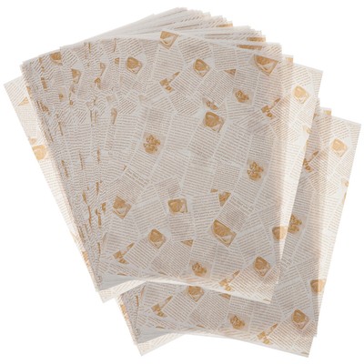  100 Sheets Sticker Oil-absorbing Wrapping Paper Grease-proof Gift