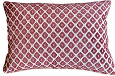 Ryan Studio Throw Pillow + Feather Insert Autumn Fall Burnt Orange Gold 21”x 15”