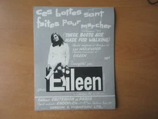 Ces bottes sont faites pour marcher These boots are made for walking EILEEN 1966