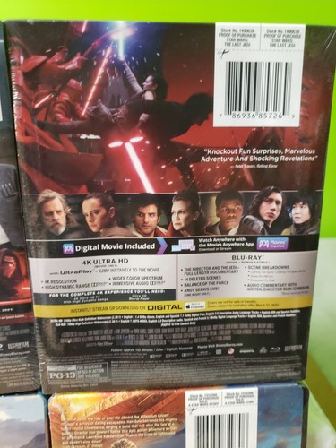STAR WARS- 4K+3D+Blu-ray, 5 STEELBOOKS- BEST BUY EXCLUSIVES- LOT Of 5~NEW, RARE! - Bild 12 von 24