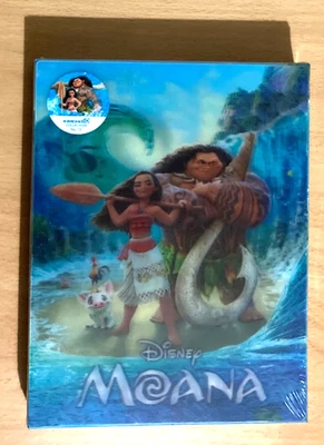 Moana - Steelbook Kimchi 3D+2D Double Lenti Slip (No. #454/750) — Sealed/Mint - Photo 1/4