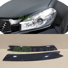 Headlight Eyelids ABS Gloss v2 for Nissan Qashqai 10-14