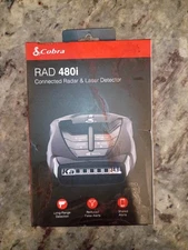 Cobra Rad 480i Premium Mount Radar/Laser Detector IVT Voice, OLED Bluetooth