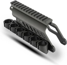 Side Saddle Shotgun Shell Holder V2  Compatible with Mossberg 590/Shockwave Ser