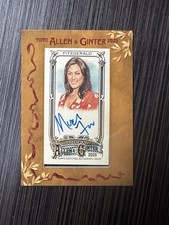 MICHELLE FITZGERALD 2025 TOPPS ALLEN & GINTER MINI COCHE ENMARCADO #MA-MFI