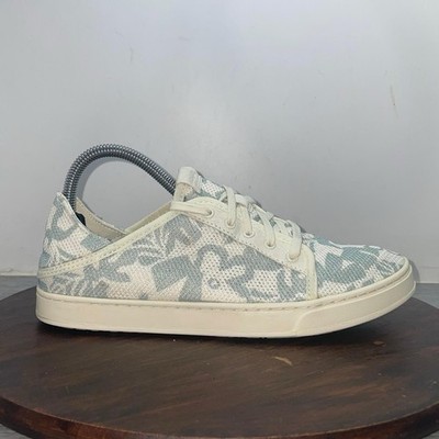 Olukai Pehuea Li Women's Size 8.5 Shoes Sneakers Off White / Swell 20379-18AA