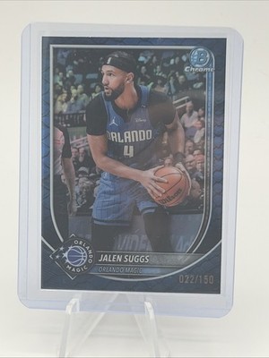 2025-26 Bowman - Chrome Jalen Suggs #BCV-174 Reptilian Refractor Blue /150