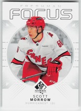 2024-25 SP Authentic Freshman Focus Scott Morrow Rookie Carolina Hurricanes