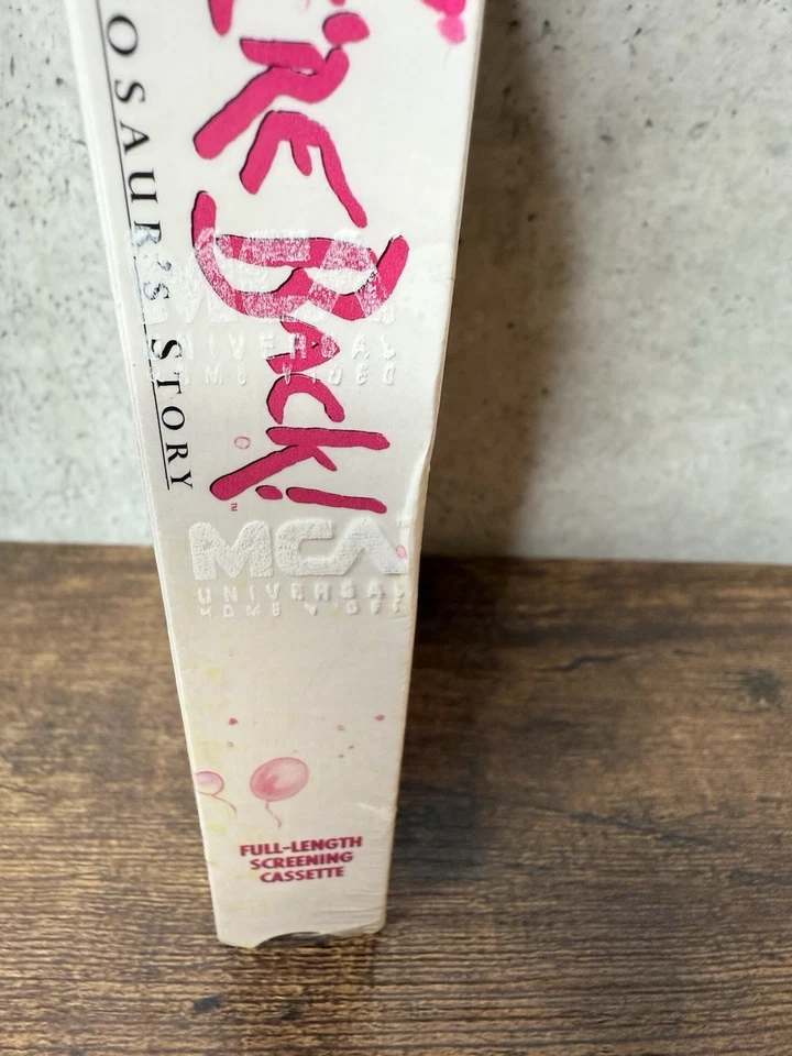 We’re Back! A Dinosaur’s Story VHS Sealed Promotional Screener Rare - Image 4 of 4