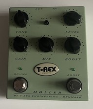 T-Rex Moller Overdrive Boost Guitar Effects Pedal Vintage Danish True Bypass