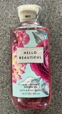 Bath and Body Works Hello Beautiful Aloe E Vitamin Body Wash Shower Gel 10oz New