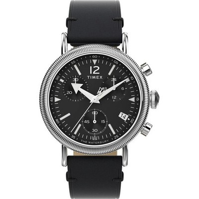 New Timex Standard Chronograph Black Men's Watch TW2W20600