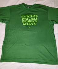 TOGETHXR Seattle Storm Everyone Watches Women's Sports Green T-shirt Large