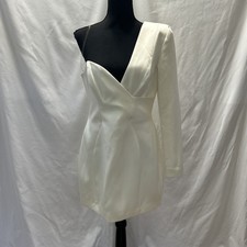 House of CB Women's Tiffany Mini Dress In White Size Large (U.S. 8/10)