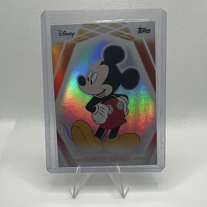 Topps 2026 Disney Neon Mickey Mouse #200 Hologram Non-Sport Trading Card