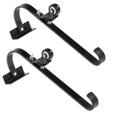 600lb Two-Wheel Roof Hook Set 2-Pack Steel Ladder Stabilizer
